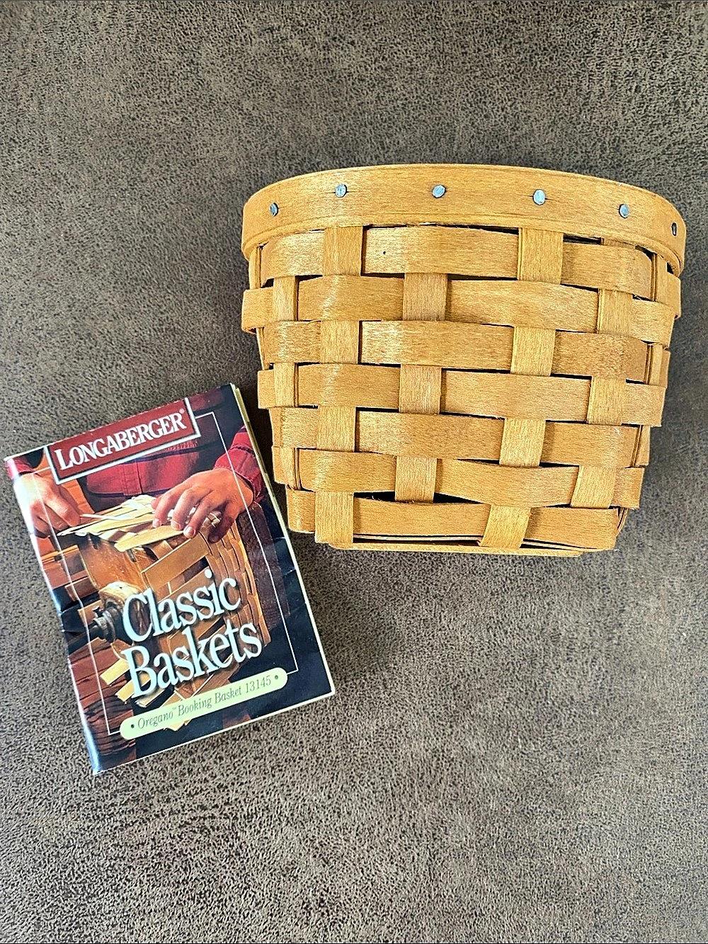 Longaberger Oregano Booking Basket